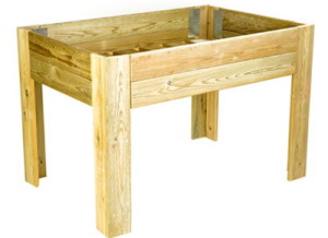 Mesa cultivo madera